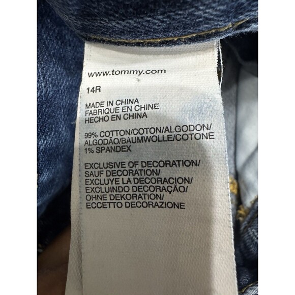 Tommy Hilfiger‎ Hipster Boot Cut Low Rise DenimJeans Womens Sz 14R - Picture 3 of 6